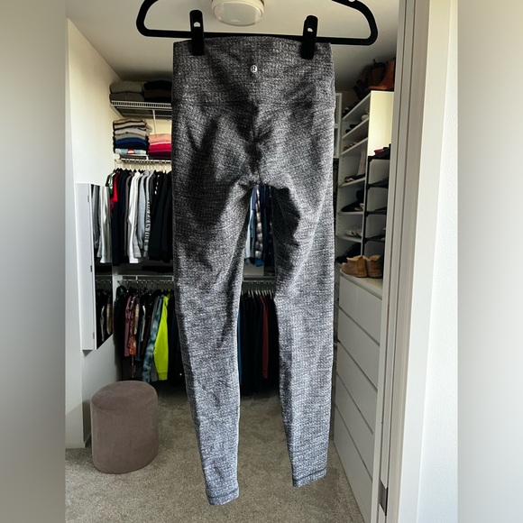 Lululemon Wunder Under High-Rise Tight 28" - Variegated Knit Heathered Black - 6 - Picture 4 of 6